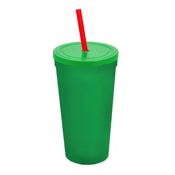 24 Oz. Stadium Cup With Straw And Lid... from ASI 40480 Koozie Group