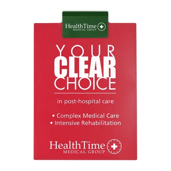 Letter clipboard holds an 8 1/2" x 11" writing pad with... from ASI 40480 Koozie Group