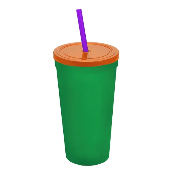 24 Oz. Stadium Cup With Straw And Lid... from ASI 40480 Koozie Group