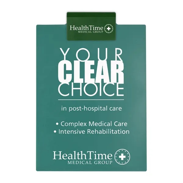 Letter clipboard holds an 8 1/2" x 11" writing pad with... from ASI 40480 Koozie Group