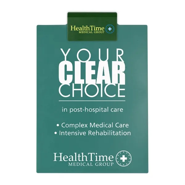 Letter clipboard holds an 8 1/2" x 11" writing pad with... from ASI 40480 Koozie Group