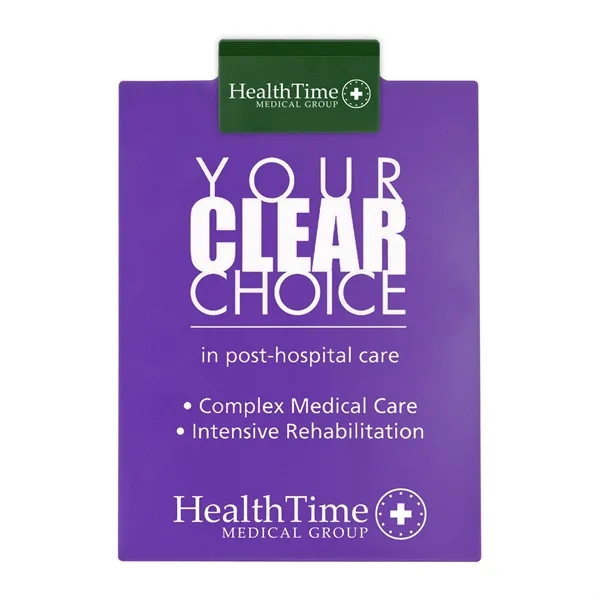 Letter clipboard holds an 8 1/2" x 11" writing pad with... from ASI 40480 Koozie Group