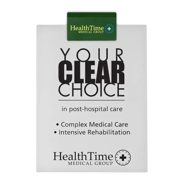 Letter clipboard holds an 8 1/2" x 11" writing pad with... from ASI 40480 Koozie Group