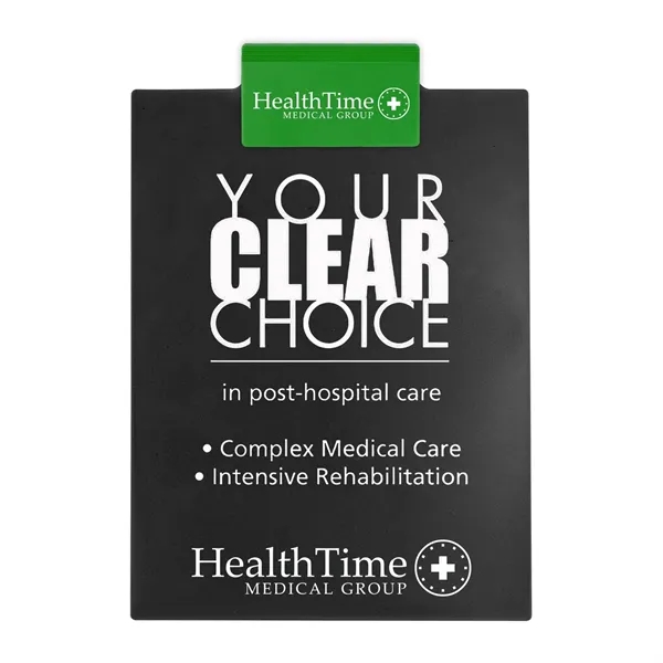 Letter clipboard holds an 8 1/2" x 11" writing pad with... from ASI 40480 Koozie Group