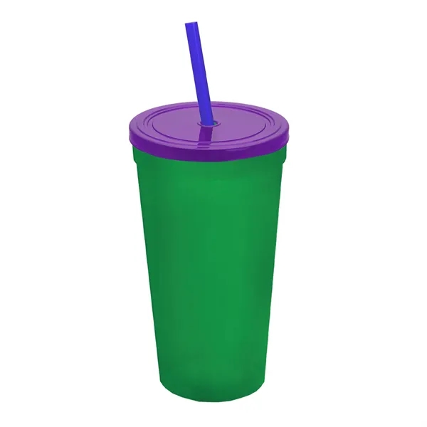 24 Oz. Stadium Cup With Straw And Lid... from ASI 40480 Koozie Group