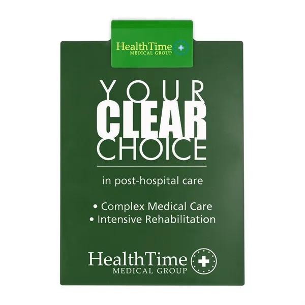 Letter clipboard holds an 8 1/2" x 11" writing pad with... from ASI 40480 Koozie Group