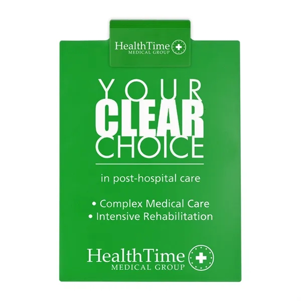 Letter clipboard holds an 8 1/2" x 11" writing pad with... from ASI 40480 Koozie Group