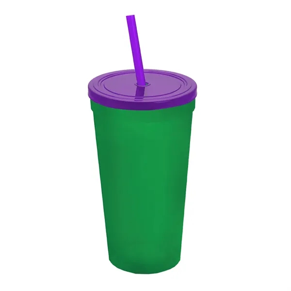 24 Oz. Stadium Cup With Straw And Lid... from ASI 40480 Koozie Group