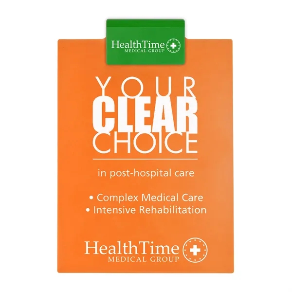 Letter clipboard holds an 8 1/2" x 11" writing pad with... from ASI 40480 Koozie Group