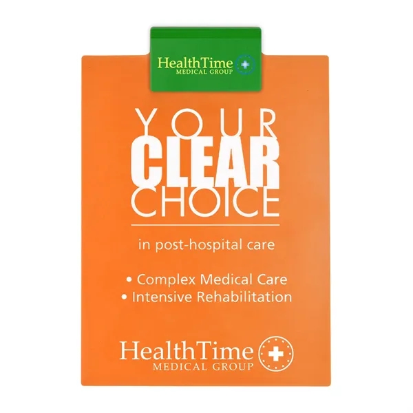 Letter clipboard holds an 8 1/2" x 11" writing pad with... from ASI 40480 Koozie Group