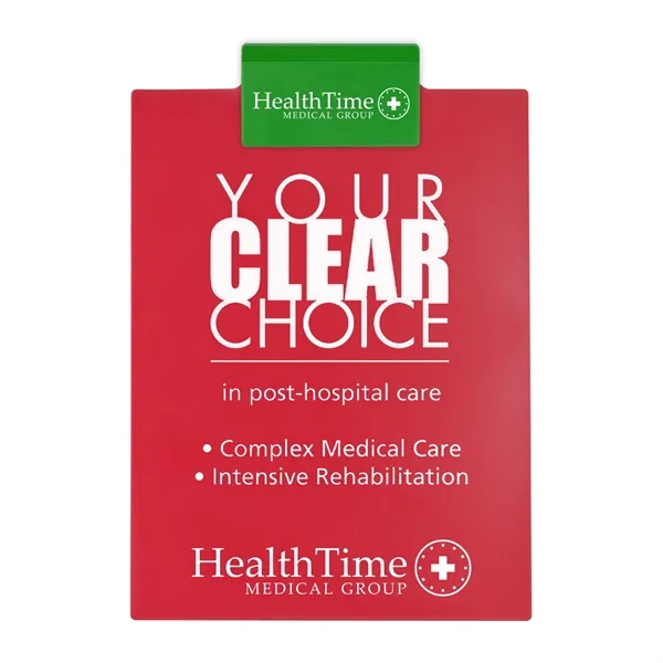 Letter clipboard holds an 8 1/2" x 11" writing pad with... from ASI 40480 Koozie Group