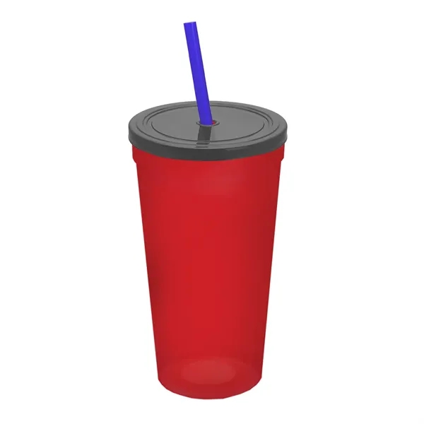 24 Oz. Stadium Cup With Straw And Lid... from ASI 40480 Koozie Group