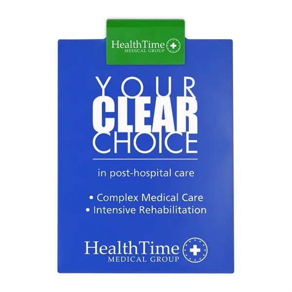 Letter clipboard holds an 8 1/2" x 11" writing pad with... from ASI 40480 Koozie Group