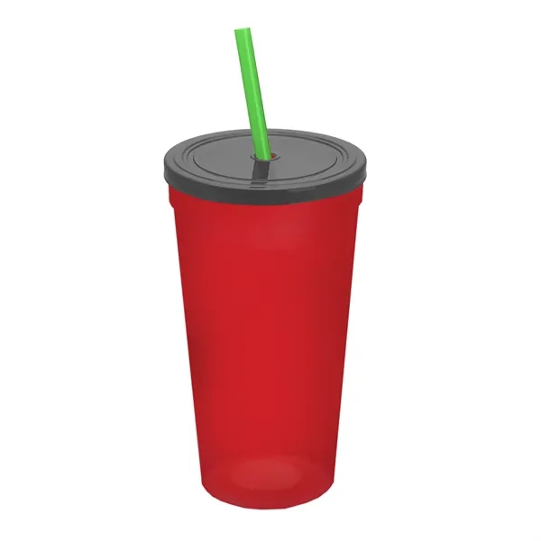 24 Oz. Stadium Cup With Straw And Lid... from ASI 40480 Koozie Group