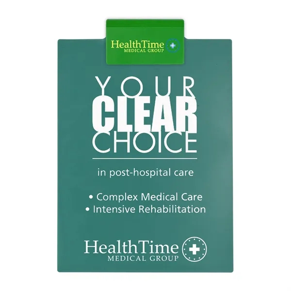 Letter clipboard holds an 8 1/2" x 11" writing pad with... from ASI 40480 Koozie Group