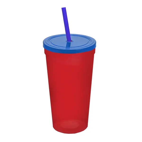 24 Oz. Stadium Cup With Straw And Lid... from ASI 40480 Koozie Group