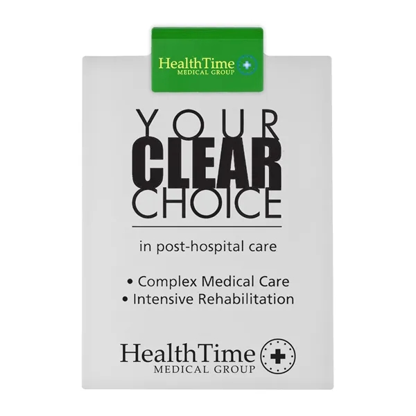 Letter clipboard holds an 8 1/2" x 11" writing pad with... from ASI 40480 Koozie Group