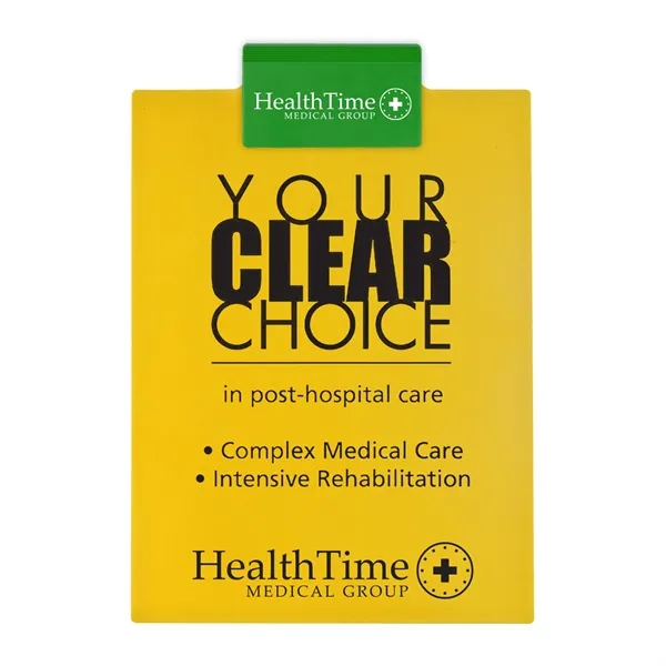 Letter clipboard holds an 8 1/2" x 11" writing pad with... from ASI 40480 Koozie Group