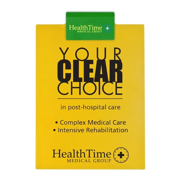 Letter clipboard holds an 8 1/2" x 11" writing pad with... from ASI 40480 Koozie Group