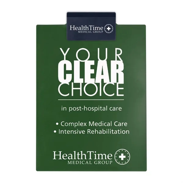 Letter clipboard holds an 8 1/2" x 11" writing pad with... from ASI 40480 Koozie Group