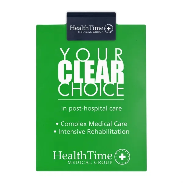 Letter clipboard holds an 8 1/2" x 11" writing pad with... from ASI 40480 Koozie Group