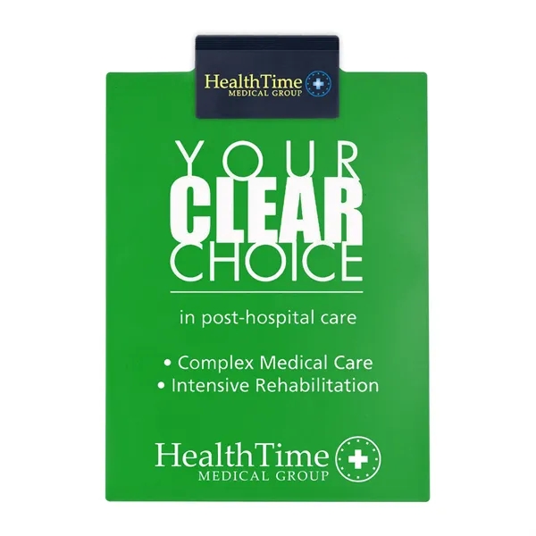 Letter clipboard holds an 8 1/2" x 11" writing pad with... from ASI 40480 Koozie Group