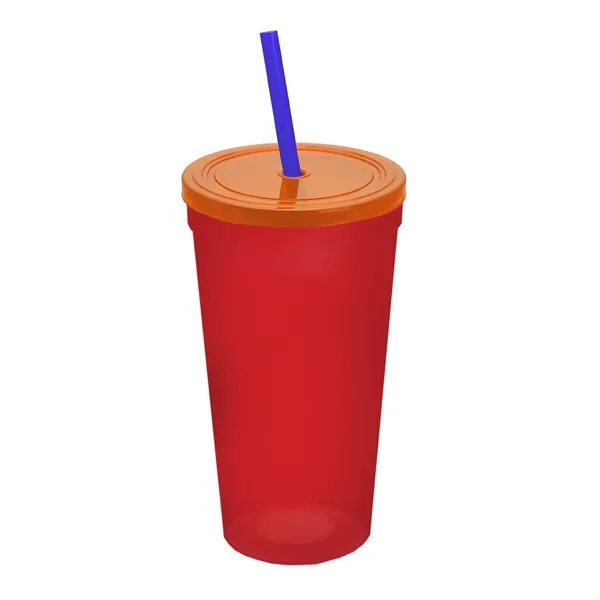 24 Oz. Stadium Cup With Straw And Lid... from ASI 40480 Koozie Group