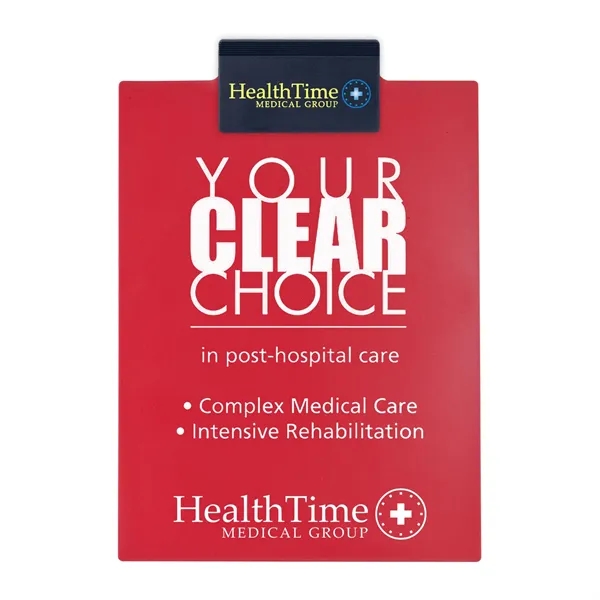 Letter clipboard holds an 8 1/2" x 11" writing pad with... from ASI 40480 Koozie Group