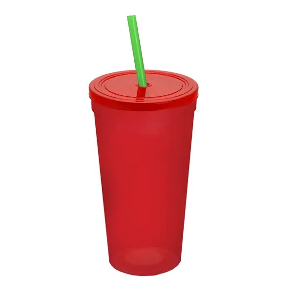24 Oz. Stadium Cup With Straw And Lid... from ASI 40480 Koozie Group