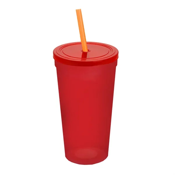 24 Oz. Stadium Cup With Straw And Lid... from ASI 40480 Koozie Group