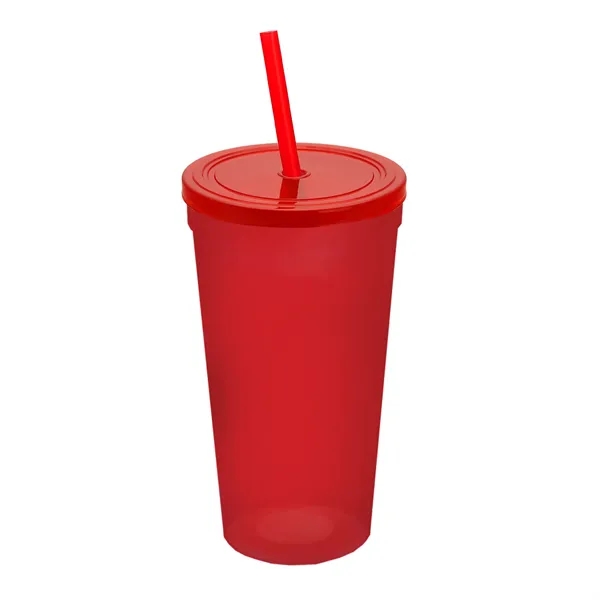 24 Oz. Stadium Cup With Straw And Lid... from ASI 40480 Koozie Group