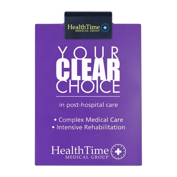 Letter clipboard holds an 8 1/2" x 11" writing pad with... from ASI 40480 Koozie Group