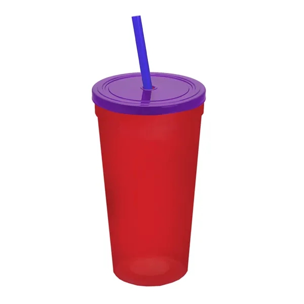 24 Oz. Stadium Cup With Straw And Lid... from ASI 40480 Koozie Group