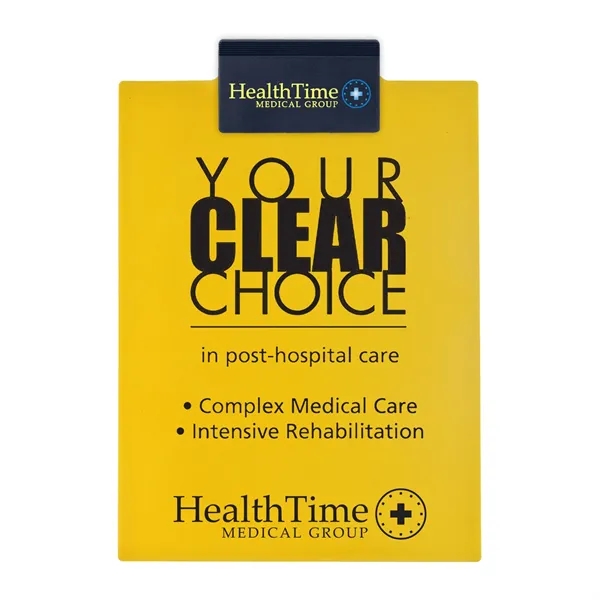 Letter clipboard holds an 8 1/2" x 11" writing pad with... from ASI 40480 Koozie Group