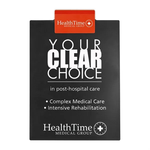 Letter clipboard holds an 8 1/2" x 11" writing pad with... from ASI 40480 Koozie Group