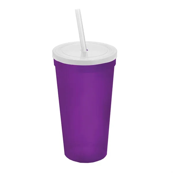 24 Oz. Stadium Cup With Straw And Lid... from ASI 40480 Koozie Group
