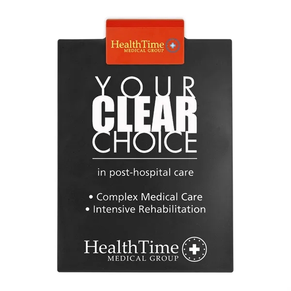 Letter clipboard holds an 8 1/2" x 11" writing pad with... from ASI 40480 Koozie Group