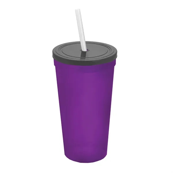 24 Oz. Stadium Cup With Straw And Lid... from ASI 40480 Koozie Group