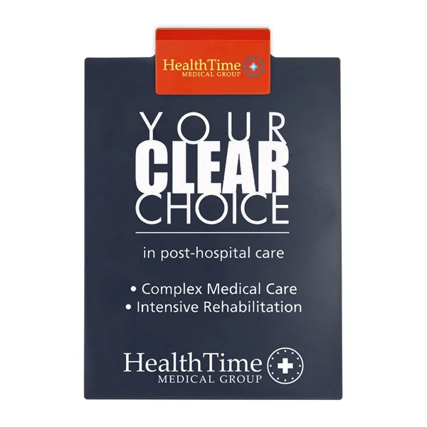 Letter clipboard holds an 8 1/2" x 11" writing pad with... from ASI 40480 Koozie Group