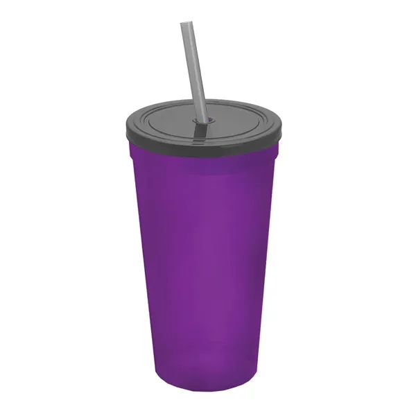 24 Oz. Stadium Cup With Straw And Lid... from ASI 40480 Koozie Group