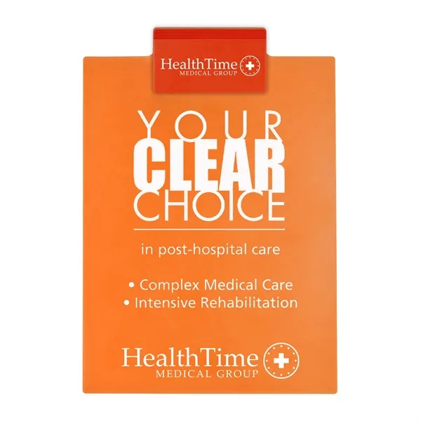 Letter clipboard holds an 8 1/2" x 11" writing pad with... from ASI 40480 Koozie Group