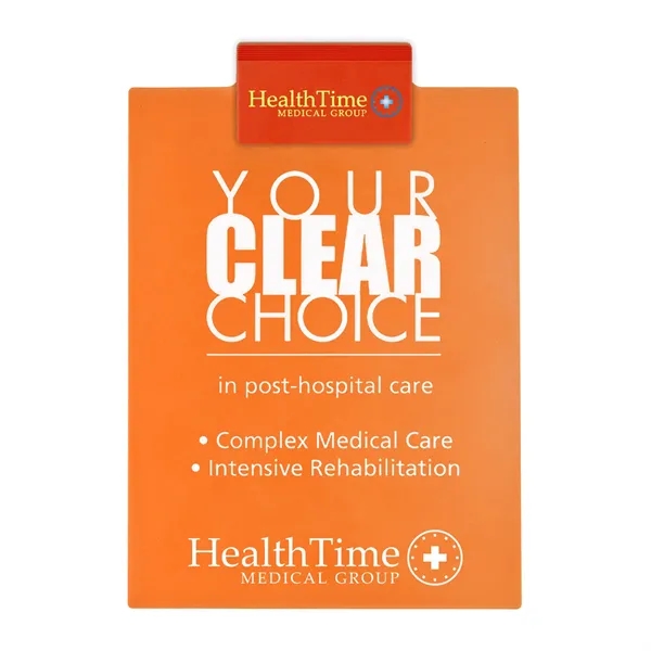 Letter clipboard holds an 8 1/2" x 11" writing pad with... from ASI 40480 Koozie Group