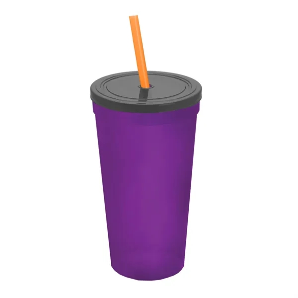 24 Oz. Stadium Cup With Straw And Lid... from ASI 40480 Koozie Group