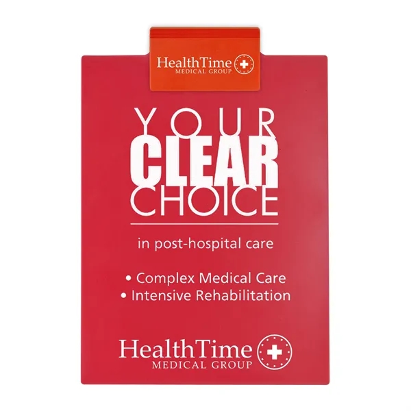 Letter clipboard holds an 8 1/2" x 11" writing pad with... from ASI 40480 Koozie Group