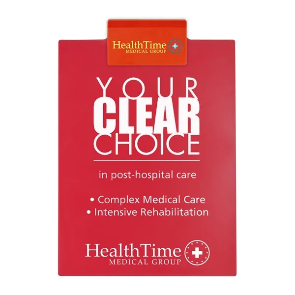 Letter clipboard holds an 8 1/2" x 11" writing pad with... from ASI 40480 Koozie Group