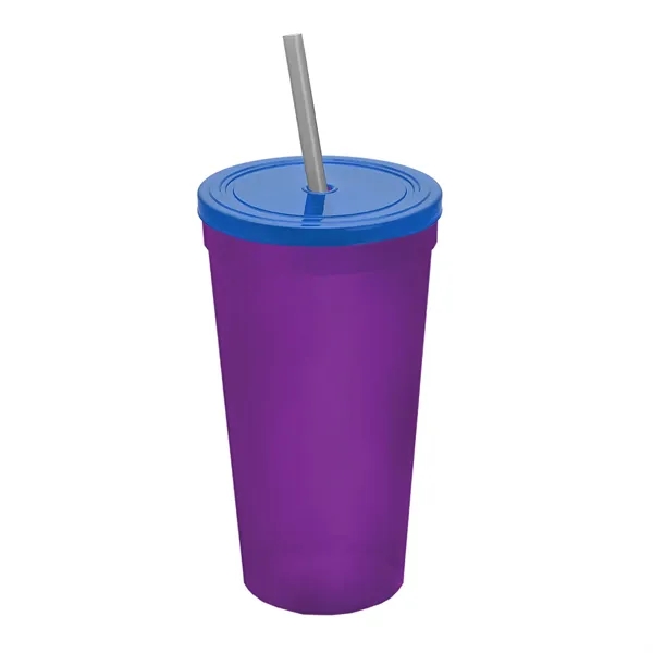 24 Oz. Stadium Cup With Straw And Lid... from ASI 40480 Koozie Group