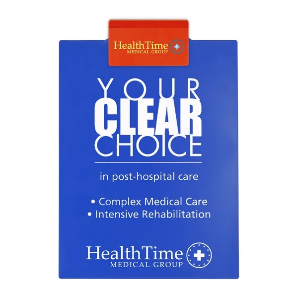 Letter clipboard holds an 8 1/2" x 11" writing pad with... from ASI 40480 Koozie Group