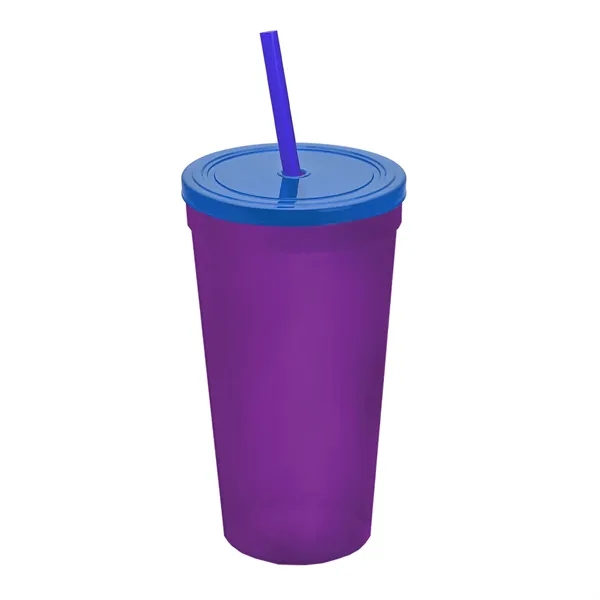 24 Oz. Stadium Cup With Straw And Lid... from ASI 40480 Koozie Group