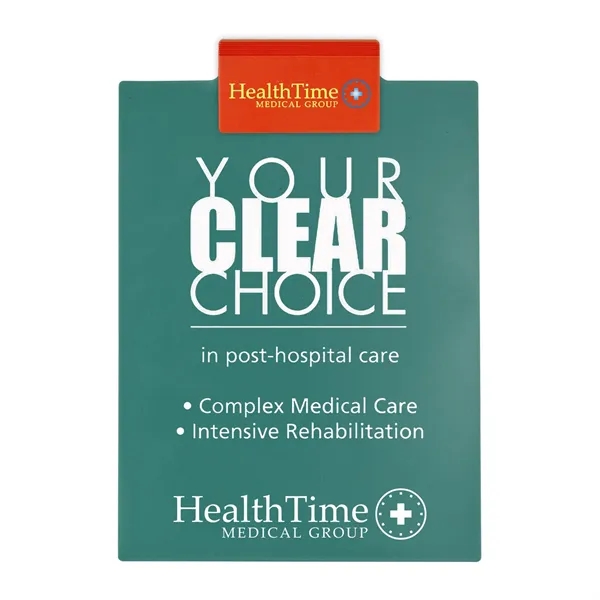 Letter clipboard holds an 8 1/2" x 11" writing pad with... from ASI 40480 Koozie Group