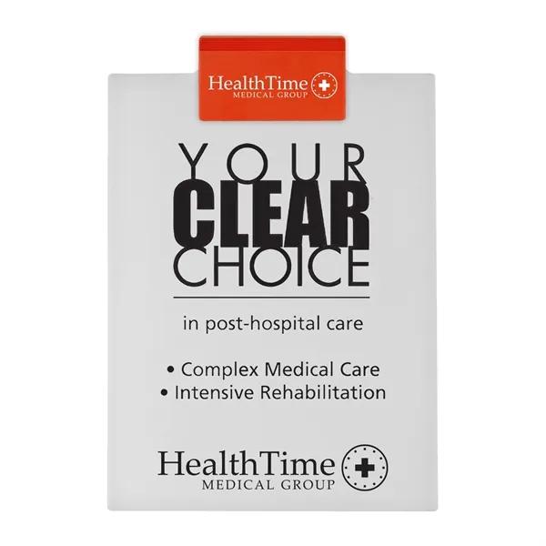 Letter clipboard holds an 8 1/2" x 11" writing pad with... from ASI 40480 Koozie Group